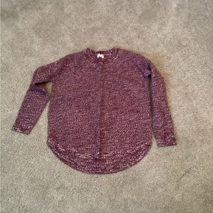 SO Women's Maroon Crew Neck Sweater